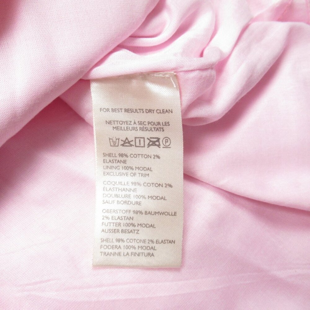 Anthropologie Maeve Brynne Clueless 3-D Pink Bow Spaghetti-Strap Mini Dress 4 - Picture 11 of 11